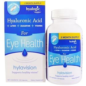 Hyalogic, Hylavision, Hyaluronic Acid, 120 Capsules - HealthCentralUSA