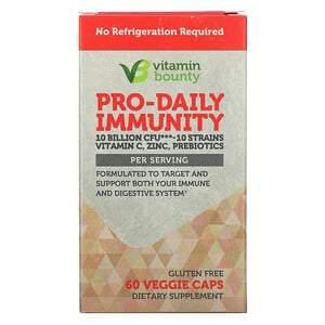Vitamin Bounty, Pro-Daily Immunity, 10 Billion CFU, 60 Veggie Caps - HealthCentralUSA
