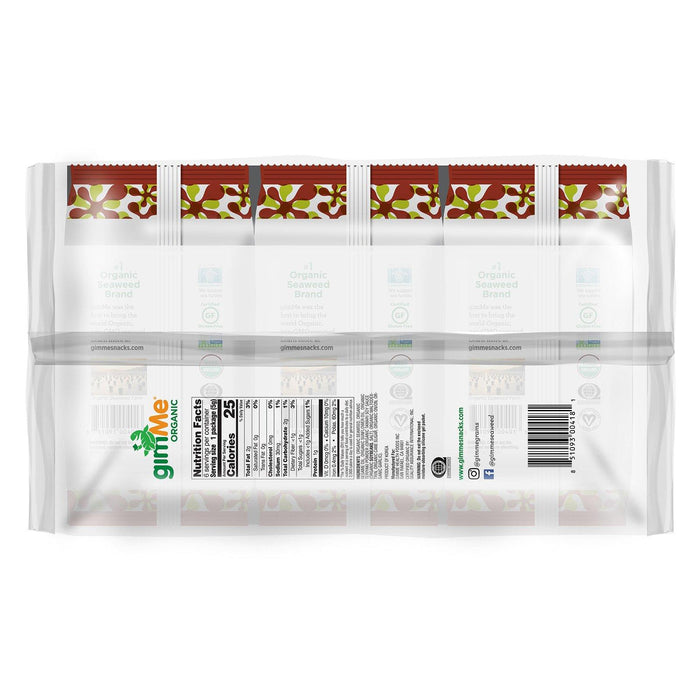 gimMe, Premium Roasted Seaweed, Teriyaki, 6 Pack, 0.17 oz (5 g) Each - HealthCentralUSA