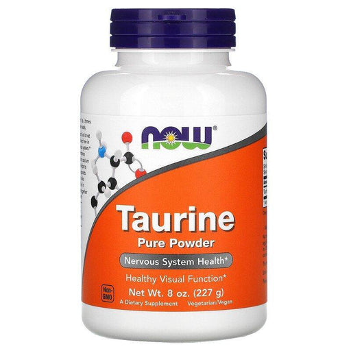 Now Foods, Taurine Pure Powder, 8 oz (227 g) - HealthCentralUSA