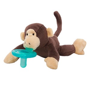WubbaNub, Infant Pacifier, 0-6 Months, Monkey, 1 Pacifier
