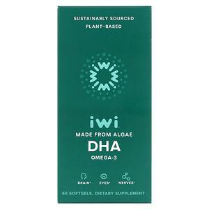 iWi, Omega-3 DHA, 60 Softgels - HealthCentralUSA