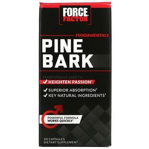 Force Factor, Pine Bark, 600 mg, 30 Capsules - HealthCentralUSA