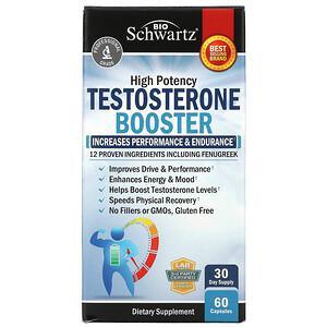 BioSchwartz, High Potency Testosterone Booster, 60 Capsules - HealthCentralUSA