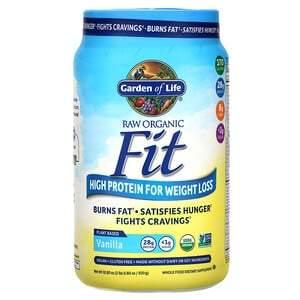 Garden of Life, RAW Organic Fit, High Protein for Weight Loss, Vanilla, 32.80 oz (930 g) - HealthCentralUSA