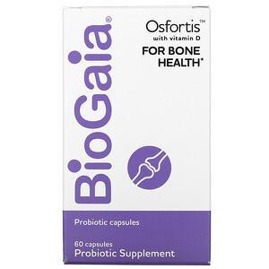 BioGaia, Osfortis with Vitamin D, 60 Capsules - HealthCentralUSA