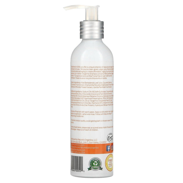 Nature's Baby Organics, Shampoo & Body Wash, Vanilla Tangerine, 8 oz (236.5 ml) - HealthCentralUSA