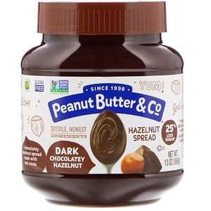 Peanut Butter & Co., Hazelnut Spread, Dark Chocolatey Hazelnut, 13 oz (369 g) - HealthCentralUSA