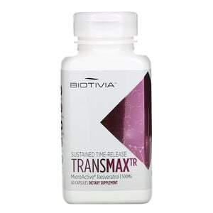 Biotivia, TransmaxTR, MicroActive-Resveratrol, 500 mg, 60 Capsules - HealthCentralUSA