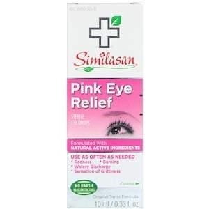 Similasan, Pink Eye Relief, Sterile Eye Drops, 0.33 fl oz (10 ml) - HealthCentralUSA