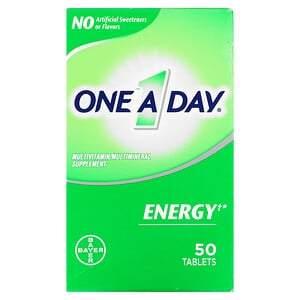 One-A-Day, Energy, Multivitamin/ Multimineral Supplement, 50 Tablets - HealthCentralUSA