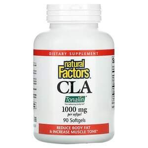 Natural Factors, CLA , 1,000 mg, 90 Softgels - HealthCentralUSA