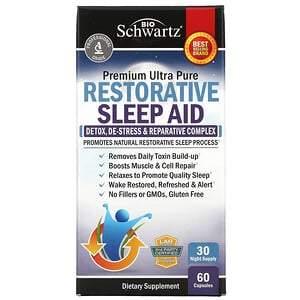 BioSchwartz, Premium Ultra Pure Restorative Sleep Aid, 60 Capsules - HealthCentralUSA