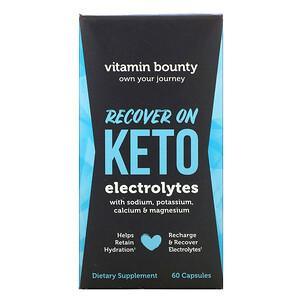 Vitamin Bounty, Recover On Keto, Electrolytes, 60 Capsules - HealthCentralUSA