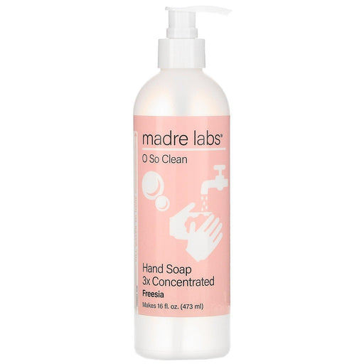 Madre Labs, Hand Soap, 3x Concentrate, Freesia, 1 Pouch, 4 oz (118 ml) - HealthCentralUSA