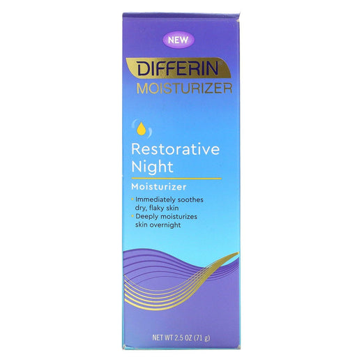 Differin, Restorative Night Moisturizer, 2.5 oz (71 g) - HealthCentralUSA