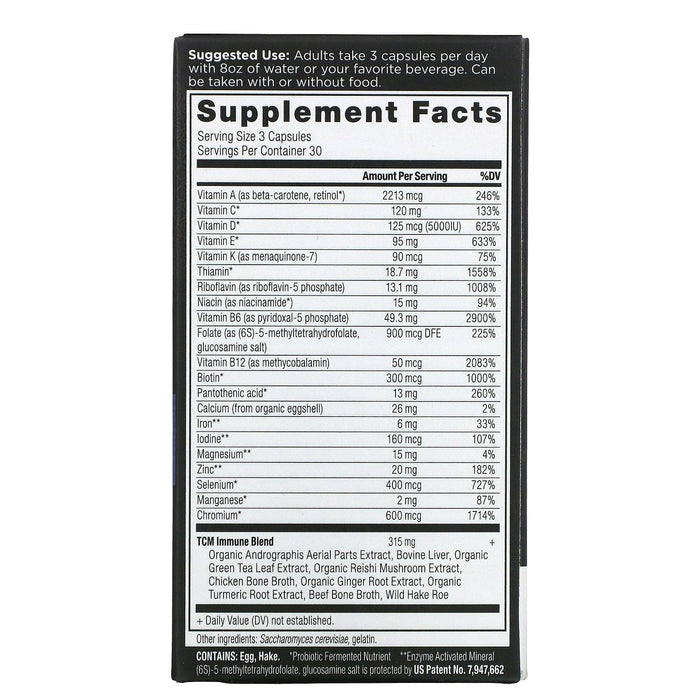 Dr. Axe / Ancient Nutrition, Ancient Multi, Immune+, 90 Capsules - HealthCentralUSA