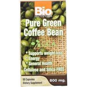 Bio Nutrition, Pure Green Coffee Bean, 800 mg, 50 Capsules - HealthCentralUSA