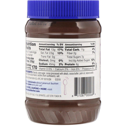Peanut Butter & Co., Peanut Butter Spread, Dark Chocolate Dreams, 16 oz (454 g) - HealthCentralUSA