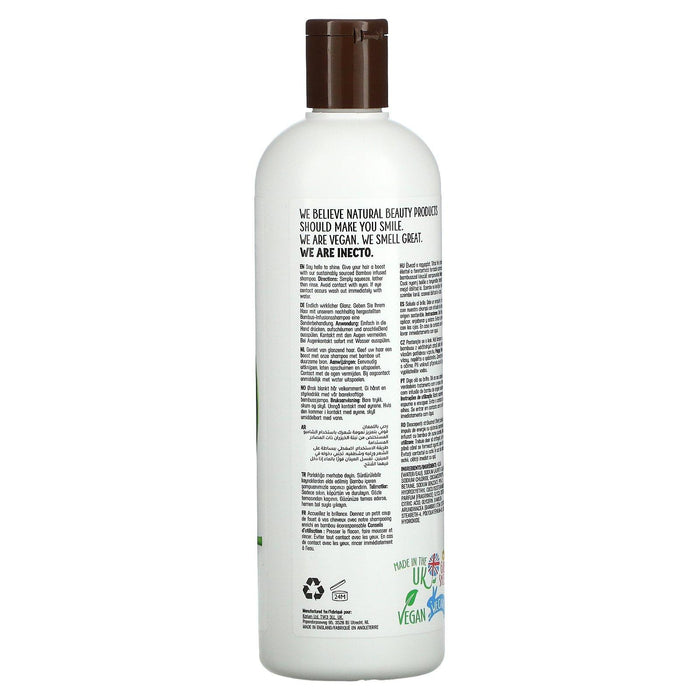 Inecto, Super Hero Strong Bamboo Shampoo, 16.9 fl oz (500 ml) - HealthCentralUSA