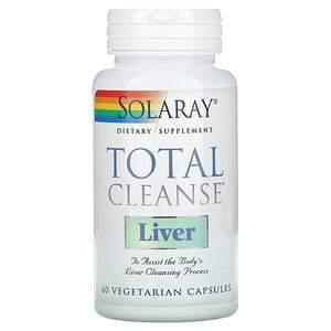 Solaray, Total Cleanse, Liver, 60 Vegetarian Capsules - HealthCentralUSA