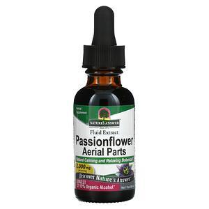 Nature's Answer, Passionflower Aerial Parts, Fluid Extract, 2,000 mg, 1 fl oz (30 ml) - HealthCentralUSA
