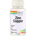 Solaray, Zinc Copper, 100 VegCaps - HealthCentralUSA