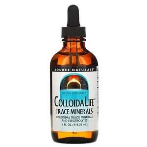 Source Naturals, ColloidaLife Trace Minerals, 4 fl oz (118.28 ml) - HealthCentralUSA