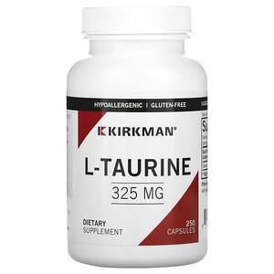Kirkman Labs, L-Taurine, 325 mg, 250 Capsules - HealthCentralUSA