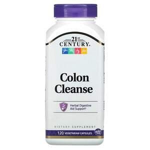 21st Century, Colon Cleanse, 120 Vegetarian Capsules - HealthCentralUSA