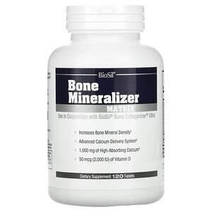 BioSil by Natural Factors, Bone Mineralizer Matrix, 120 Tablets - HealthCentralUSA