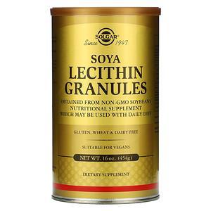 Solgar, Soya Lecithin Granules, 16 oz (454 g) - HealthCentralUSA