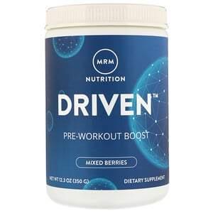 MRM, DRIVEN, Pre-Workout Boost, Mixed Berries, 12.3 oz (350 g) - HealthCentralUSA