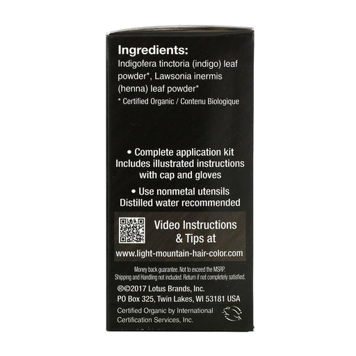 Light Mountain, Natural Hair Color & Conditioner, Black, 4 oz (113 g) - HealthCentralUSA