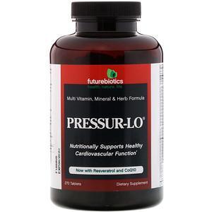 FutureBiotics, Pressur-Lo, Multi Vitamin, Mineral & Herb Formula, 270 Tablets - HealthCentralUSA
