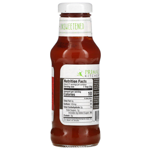 Primal Kitchen, Organic Ketchup, Unsweetened, 11.3 oz (320 g) - HealthCentralUSA