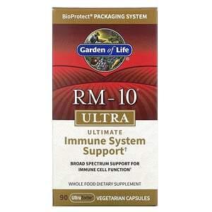 Garden of Life, RM-10 Ultra, Ultimate Immune System Support, 90 UltraZorbe Vegetarian Capsules - HealthCentralUSA