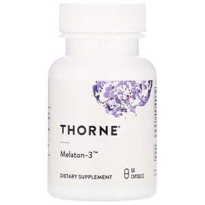 Thorne Research, Melaton-3, 60 Capsules - HealthCentralUSA
