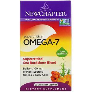 New Chapter, Supercritical Omega-7, 60 Vegetarian Capsules - HealthCentralUSA