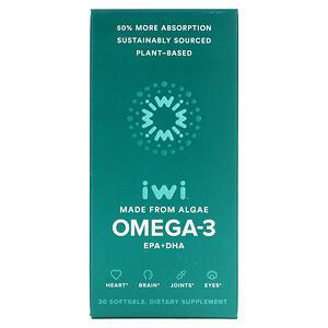 iWi, Omega-3 EPA + DHA, 30 Softgels - HealthCentralUSA