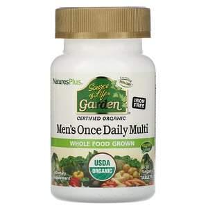 Nature's Plus, Source of Life Garden, Men's Once Daily Multi, 30 Vegan Tablets - HealthCentralUSA