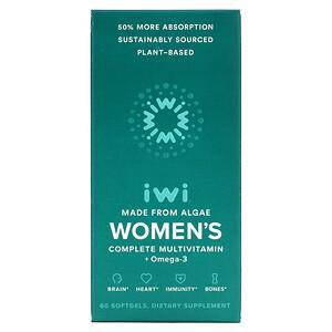 iWi, Women's Complete Multivitamin + Omega-3, 60 Softgels - HealthCentralUSA