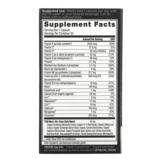 Dr. Axe / Ancient Nutrition, Ancient Multi, Men's 40+ Once Daily, 30 Capsules - HealthCentralUSA