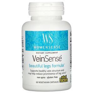 Natural Factors, WomenSense,VeinSense, 60 Vegetarian Capsules - HealthCentralUSA
