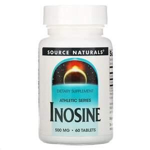 Source Naturals, Athletic Series, Inosine, 500 mg, 60 Tablets - HealthCentralUSA