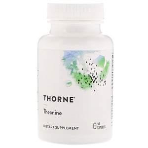 Thorne Research, Theanine, 90 Capsules - HealthCentralUSA