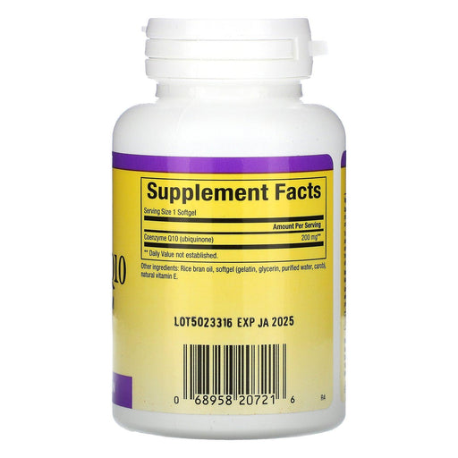 Natural Factors, Coenzyme Q10, 200 mg, 30 Softgels - HealthCentralUSA