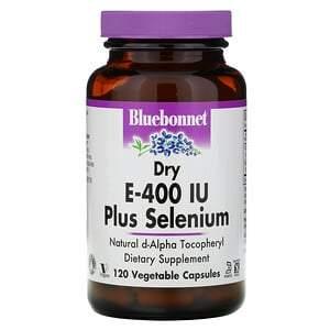 Bluebonnet Nutrition, Dry E-400 IU, Plus Selenium, 120 Vcaps - HealthCentralUSA