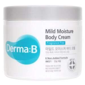 Derma:B, Mild Moisture Body Cream, Fragrance Free, 14.54 fl oz (430 ml) - HealthCentralUSA