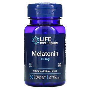Life Extension, Melatonin, 10 mg, 60 Vegetarian Capsules - HealthCentralUSA